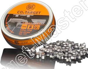 RWS Co2 Target 4.50mm Airgun Pellets tin of 500